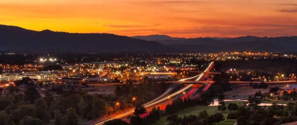 Medford Oregon cityscape